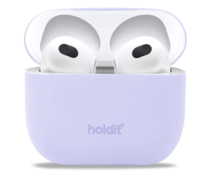 Etui na słuchawki Holdit Silicone Case AirPods 3 Lavender